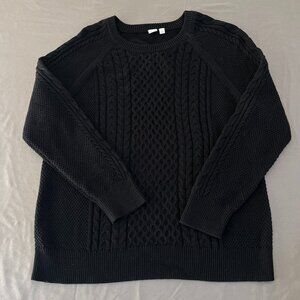 GAP 100% Cotton Crewneck Cableknit Sweater Womens XXL